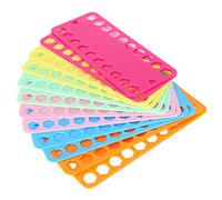 VGEBY Organisateur de Fils de Point de Croix Enrouleur de Fil Efficace pour Accessoires de Couture, Planche de Canette de en Plastique à 20 Trous pour la Gestion du à Broder, Organisateur de