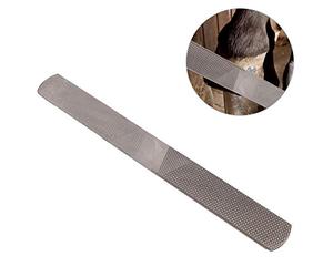 VGEBY Outil de Parage pour Fers à Cheval, Conception en Acier au Carbone | Double face, Outil de parage des sabots, Dent fine/grossière, Petite taille, Accessoire d\'équitation pratique