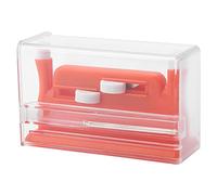 VGEBY Outil D'insertion D'aiguille Confortable -cloak pour les Machines à Coudre, Conception à Double Trou, Matériau Plastique Durable, Rouge, 1 Pc