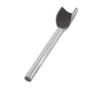 VGEBY Outils D'artisanat Rond à moitié remporté pour le Portefeuille, la Ceinture et le Sac - Durables et Faciles à Utiliser - à Partir D'acier Solide Taille 10 Mm, Argent, 1 Pièce (20MM)