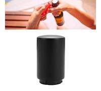 VGEBY Ouvre-bouteille Poussoir en Acier Inoxydable avec Couvercle Magnétique pour une Ouverture Rapide à la Maison et aux Restaurants (Couleur Noir Ti)