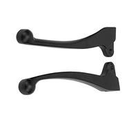 VGEBY Paire de Leviers de Frein en Alliage d'aluminium Noir, Vis de Levier de Frein et d'embrayage de Remplacement Fixe pour Scooter électrique GY6 50 125 150 pour la Conduite et la Réparation