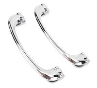 VGEBY Paire de Poignées de Porte Intérieures en Aluminium chromé, Poignée de Traction de Porte, Montage de 120 Mm pour Voitures Classiques MG Type LWH106 4B3479 650306, Remplacement Intérieur