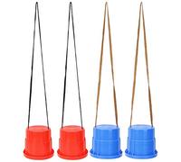 VGEBY Paire de Sauts Échasses Échasses de Marche en Plein Air Walker Jouet Équilibre Chaussures Fun Sports Jouet pour Enfants Enfants Équilibre Formation(Rouge)