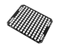 VGEBY Panneau Molle pour Lit de Camion, Panneau d'organisation de Stockage de Fret en Aluminium 18,27 X 22,99 X 0,08 Pouces pour Outils sur Rail en L, Montage d'engrenages dans Les Berlines, SUV,