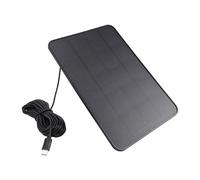 VGEBY Panneau Solaire, Panneau Solaire ETFE Monocristallin de Type C 10 W avec Sortie USB, efficacité 21,5%, Chargeur étanche pour Sonnette Vidéo, Caméra de sécurité, Camping en Plein Air