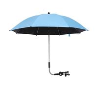 VGEBY Parasol pour Poussette bébé, Ombrelle avec Pince Réglable 360°, | Conception Universelle pour Poussettes et Tricycles, Parapluie Imperméable de 55,5 Cm, Pliable et Léger, Fixation Robuste