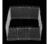 VGEBY Parc pour Animaux de Compagnie, 12 Pièces, Clôture en Filet de Fer Pliable, Formes Réglables, Non Toxique pour Hamsters, Cochons d'Inde, Lapins