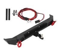 VGEBY Pare-Chocs Arrière RC, Conception en Métal avec Anneaux en D pour SCX10 III AXI03007, Installation Facile, fonctionnalité de Protection, Parfait pour Les Amateurs de RC à l'échelle 1/10