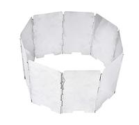 VGEBY Pare-Vent extérieur pour cuisinière, Mini-cuisinière à gaz Pliable portative extérieure à 9 plaques, Pare-Vent, poêle de Camping, Pare-Brise, cuisinière, Pare-Brise
