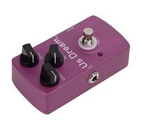 VGEBY Pédale de Guitare à Distorsion, Pédale d'effet Métallique Analogique pour Guitares électriques avec True Bypass, Son à Gain élevé pour les Musiciens