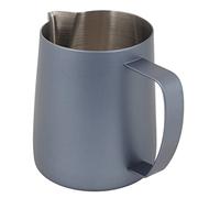 VGEBY Pichet à Mousse de Lait en Acier Inoxydable, Pichet élégant de 700ml pour L'art du café au Lait et la Cuisson à la Vapeur (BLUE)