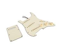 VGEBY Pickguard précâblé avec Micros et Contrôleur, Plaque de Protection pour Guitare électrique pour la Plupart des Modèles de Guitare électrique, Plaques de Protection Avant et Arrière (WHITE)