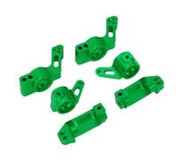 VGEBY Pièces de Mise à Niveau pour Voitures RC : Kit de Siège et de Direction Avant en Alliage D'aluminium, Essieu Arrière et Siège, Installation Facile, pour Voitures RC Slash 2WD, (Green)