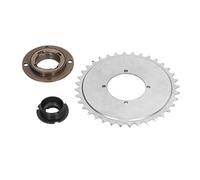 VGEBY Pignon de Vélo en Acier 32T 4 Trous 410, Kit de Roue avec Adaptateur, Transfert de Puissance forgé avec Précision, Installation Facile pour Tige de Montagne, Vélo, Scooter, Bricolage