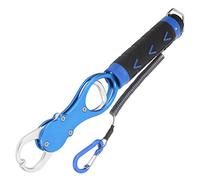 VGEBY Pince à Lèvre de Pêche, Contrôleur de Poisson en Alliage D'aluminium avec Balance Outil de Poignée de Lèvre de Pêche de Pesage Portable(Bleu)
