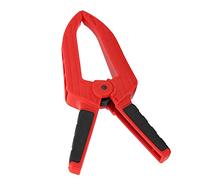 VGEBY Pince à Ressort avec Long Nez Plat, Clip de Fixation en Plastique Durable pour le Travail du Bois, Fournitures de Menuiserie, Outil de qualité 1x4oz (2 pouces ouverture 50mm)