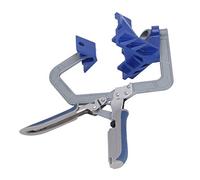 VGEBY Pince D'Angle pour le Travail du Bois, Clip à Angle Droit Multifonction Durable pour L'assemblage de Cadres Photo, Usage Domestique en Alliage D'aluminium 1 unité
