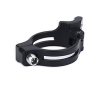 VGEBY Pince de Dérailleur Avant de Vélo en Alliage D'aluminium Réglable Collier de Serrage de vélo Tige de Selle de Vélo pour Vélo de Route VTT 31.8/34.9mm(31.8mm)