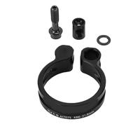 VGEBY Pince de Tige de Selle de Vélo, Pince de Tige de Selle de Vélo en Alliage D'aluminium, Conception Creuse pour Vélo de Route de Montagne, de Tube de Selle de 27,2 Mm et (Black)