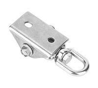 VGEBY Plaque de Fixation pour Hamac en Acier Inoxydable, Roulement à Rotule 360° 450kg avec 2 Vis à Béton 2 Chevilles Expansives, pour Chaise Suspendue Extérieure Yoga Aérien