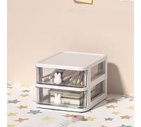 VGEBY Plastic Transparent avec une Grande capacité du Petit Tiroir de Rangement de la Boîte à Coque pour une Librairie D'abord, un Petit Tiroir de la Poignée de Lapin Organisateur (#1)
