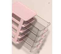 VGEBY Plastic Transparent avec une Grande capacité du Petit Tiroir de Rangement de la Boîte à Coque pour une Librairie D'abord, un Petit Tiroir de la Poignée de Lapin Organisateur (#7)