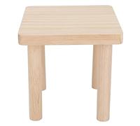 VGEBY Plate-Forme de Cage à Hamster en Bois, Texture Naturelle pour l'exercice des Compétences D'équilibre pour Petits Animaux, Bois de Pin 4,5x4,5x4,5 Pouces