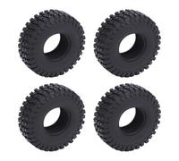 VGEBY Pneus SCX24 4 Pièces, Ensemble de Pneus RC Antidérapants à Poignée Améliorée en Plastique pour Chenille Axiale SCX24 à l'échelle 1/24