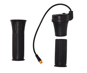 VGEBY Poignée D'accélérateur Rotative pour Vélo électrique, Poignée D'accélérateur Demi-rotative Universelle pour Guidon de 22 Mm avec Connecteur étanche, Contrôle de Vitesse Sensible