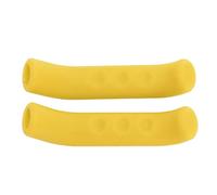 VGEBY Poignée de Levier de Frein de Vélo, Manchon Ergonomique en Silicone pour Poignée de Frein de Vélo de Route de Montagne (YELLOW)