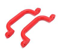 VGEBY Poignée de Maintien, Poignées de Maintien Antidérapantes pour Aire de Jeux, Accessoire d'escalade à Haute Charge pour Les Enfants âgés de 3 à 10 Ans (Rouge)