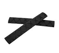 VGEBY Poignée de Pilon, Couverture de Maillet de de Tambour en Polyéthylène Antidérapant avec un Joli Motif de Grille de Couleur, pour la Fête D'anniversaire des Amateurs de Percussions (BLACK)