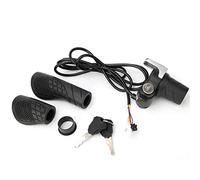 VGEBY Poignée de vélo électrique Twist Grip 36V Résistant à l'usure E-Bike Twist Throttle avec écran LCD et Verrouillage des Touches Handlebargrip Accessoires De Modification De Vélo Électrique