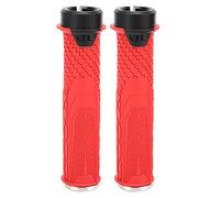 VGEBY Poignées de Guidon de Vélo, Poignées de Poignée de Vélo à Absorption des Chocs, Conception Antidérapante, Barre de Poignée de pour une Conduite Confortable (rouge)