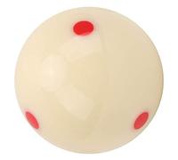 VGEBY Point-Spot Cue, 57,2 mm Dot-Spot Practice Cue Ball Pool Ballon d'entraînement Standard(Point Rouge)