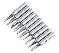 VGEBY Pointes de Fer à Souder en Cuivre sans Oxygène, Ensemble de qualité Professionnelle avec 10 Types de Pointes, Adaptées aux Stations 936 937 938 969 8586 852D, Plage de Température de 200 °F à