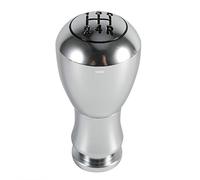 VGEBY Pommeau Levier Vitesse Universel voiture boîte automatique/manuelle 5 Changement De Vitesse en Alliage d'aluminium (Couleur : Argent)