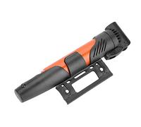 VGEBY Pompe à Main Mini Pompe à Vélo en Nylon ABS Gonfleur de Pneu de Vélo à Air Portable Télescopique à 3 Sections avec Kit de Montage pour Vélos de Montagne de Route Ballons de Sport (Orange)