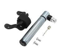 VGEBY Pompe à Vélo, Gonfleur de Pneu Portable, Pompe à Main en Alliage D'aluminium avec Valve Intégrée pour Vélo de Montagne de Route (Ti Couleur)