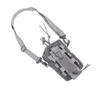 VGEBY Porte-Bouteille d'eau, Sac de Taille Réglable en Nylon pour la Randonnée et Les Sports de Plein Air avec Support pour Téléphone (Gray)