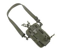 VGEBY Porte-Bouteille d'eau, Sac de Taille Réglable en Nylon pour la Randonnée et Les Sports de Plein Air avec Support pour Téléphone (Green)