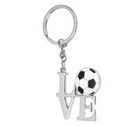 VGEBY Porte-clés de Football, Porte-clés de Football en Acier Inoxydable pour Décoration de Sac à Dos, Cadeau Parfait pour les Garçons, Longueur Totale de 4,09 Pouces