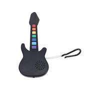 VGEBY Porte-clés de Guitare, Mini Instrument de Musique Pliable Portable en Silicone avec Puces Sonores pour Enfants et Adultes Apprenant la Musique (Version Couleur)