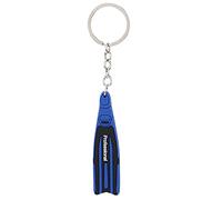 VGEBY Porte-clés, thème de plongée Porte-clés Unique Court Flipper plongée Porte-clés Flipper en Forme de PVC Mini Porte-clés Fin Porte-clés Cadeau(10 * 5 * 2cm-Bleu) plongée