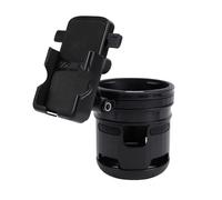 VGEBY Porte-gobelet de Poussette 3 en 1, Matériau en Silicone ABS, Support de Téléphone Réglable pour Fauteuils Roulants, Convient aux Tubes de Poignée de 0,91 à 1,57 Pouces