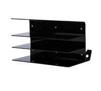 VGEBY Présentoir pour Clavier, Support de Rangement en Acrylique avec Supports Inclinés, 3 Niveaux pour Claviers et Accessoires de Jeu, Idéal pour les Ordinateurs de Bureau et les Objets de