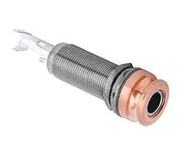 VGEBY Prise à Broche d'extrémité, Fonction de Verrouillage de Sangle de Remplacement pour Guitare électrique, avec Construction en Laiton de Haute qualité, Utilisée pour (bouche en cuivre rouge)