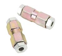 VGEBY Raccords de Conduite de Frein, Connecteurs de Conduite de Frein en Métal pour Tuyaux de de 3/16 Pouces, écrou Mâle et Femelle en Ligne pour Voitures Britanniques et Européennes