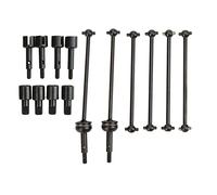 VGEBY RC CVD Drive Shaft Set, RC Car CVD Drive Shaft Dogbone Wheel Stub Axe Cup Set pour 144001 124018 124019